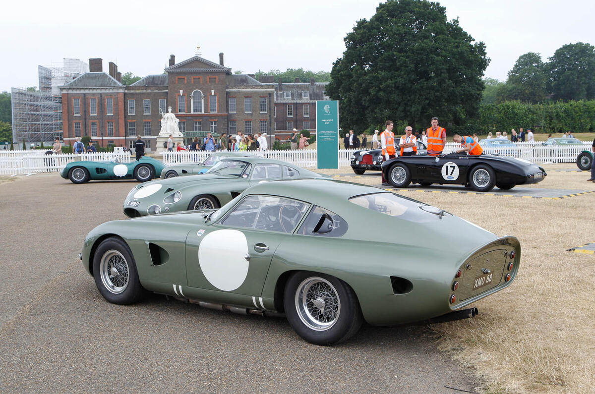 no title Aston Martin celebrates its centenary with display of 101 iconic models