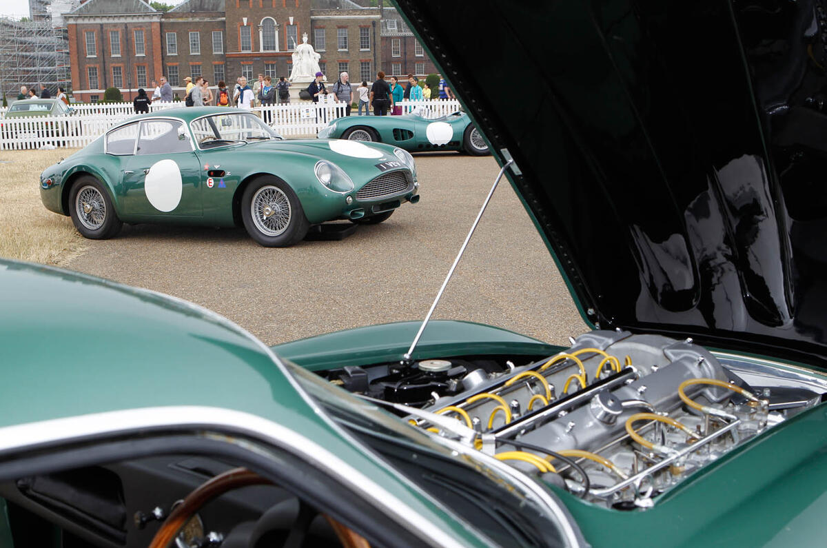 no title Aston Martin celebrates its centenary with display of 101 iconic models