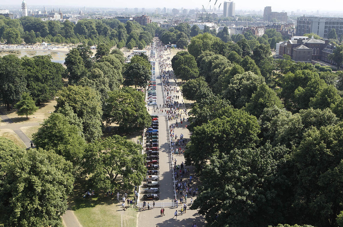 no title Aston Martin celebrates its centenary with display of 101 iconic models