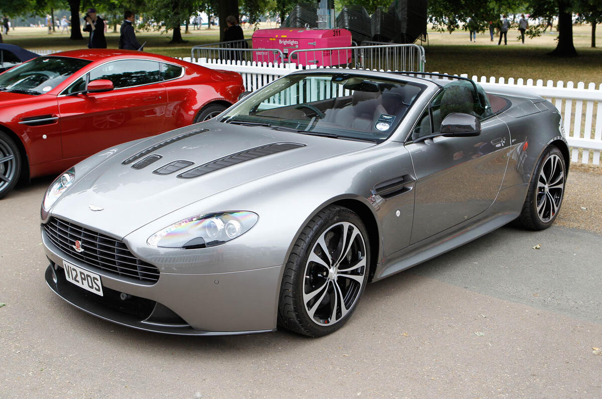 no title Aston Martin celebrates its centenary with display of 101 iconic models