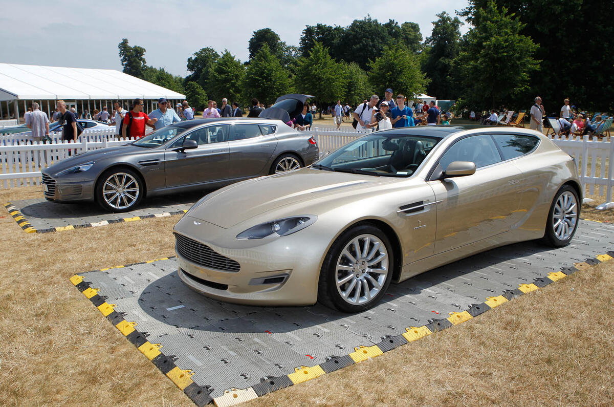 no title Aston Martin celebrates its centenary with display of 101 iconic models