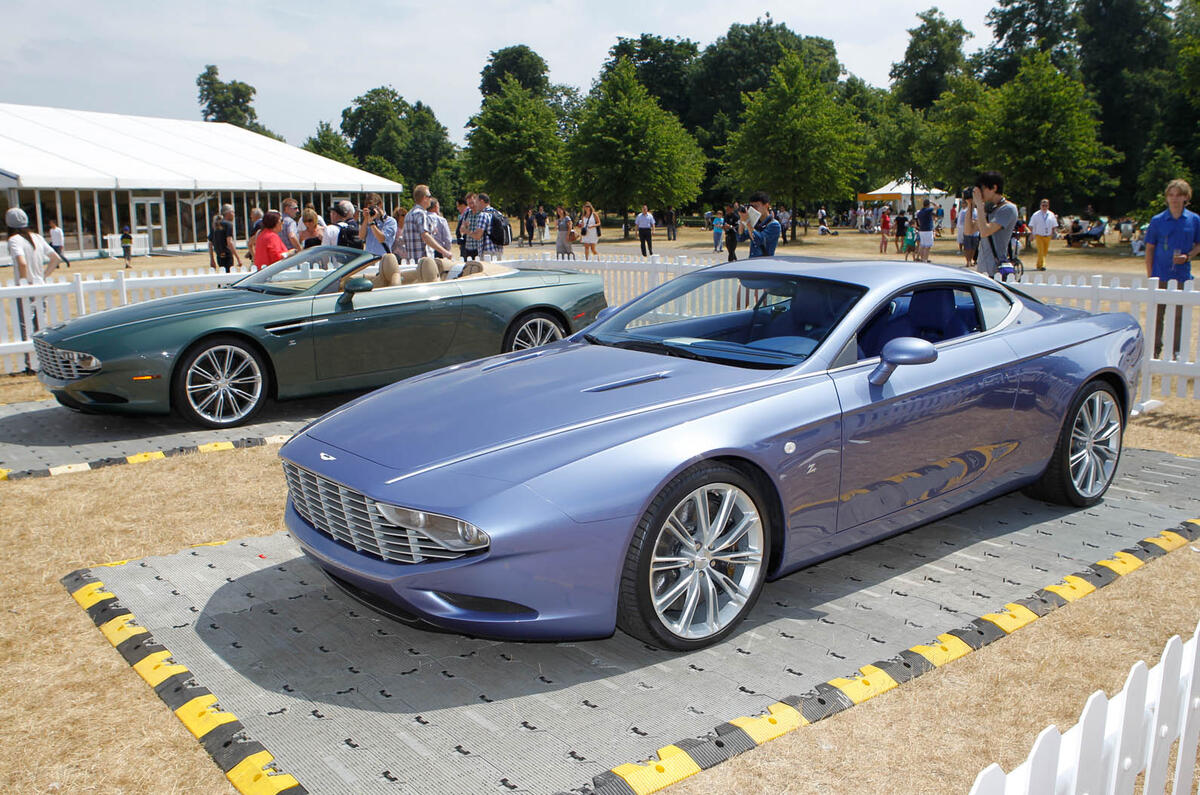 no title Aston Martin celebrates its centenary with display of 101 iconic models
