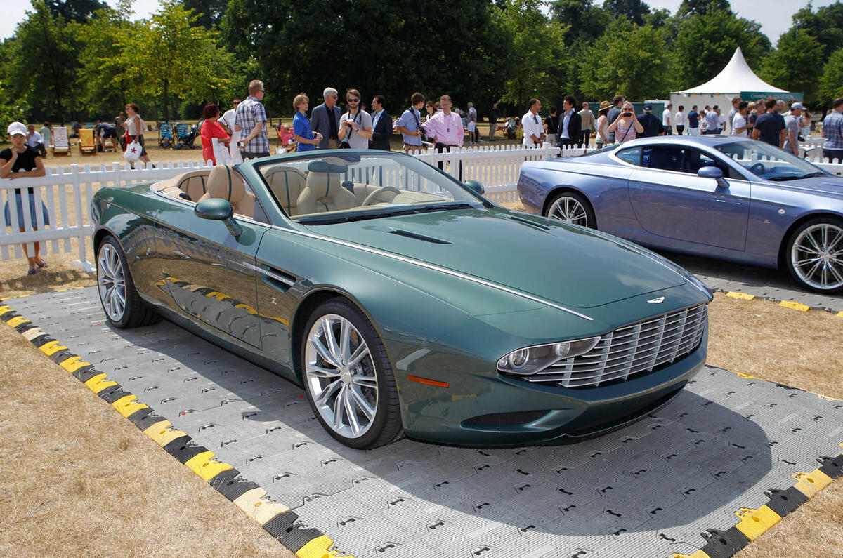 no title Aston Martin celebrates its centenary with display of 101 iconic models