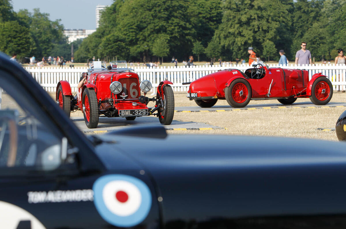 no title Aston Martin celebrates its centenary with display of 101 iconic models