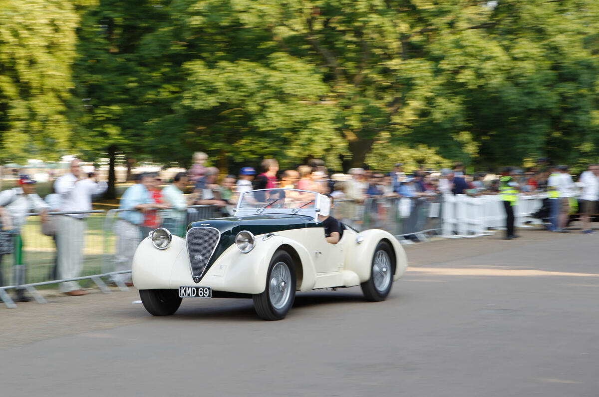 no title Aston Martin celebrates its centenary with display of 101 iconic models