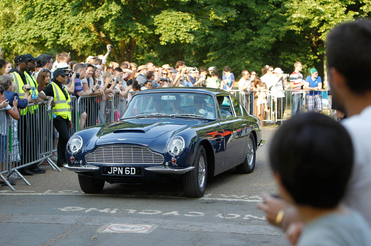 no title Aston Martin celebrates its centenary with display of 101 iconic models