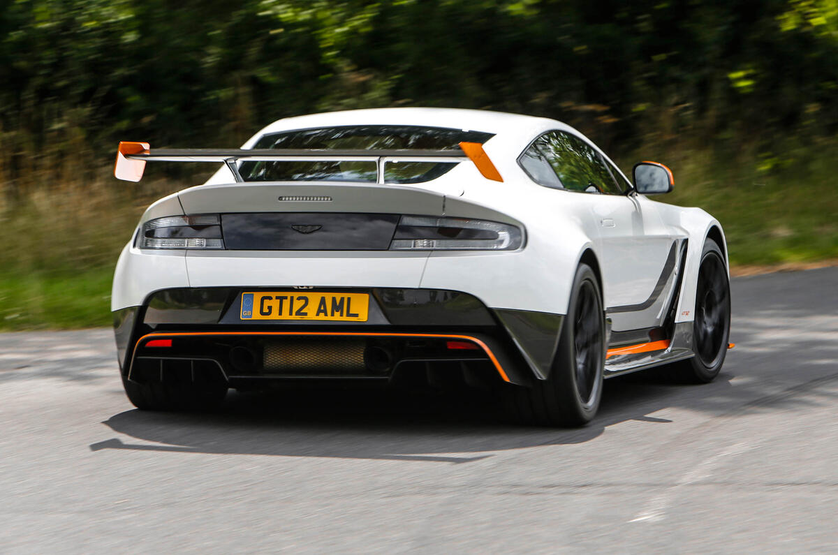 Aston Martin Vantage GT12 rear cornering