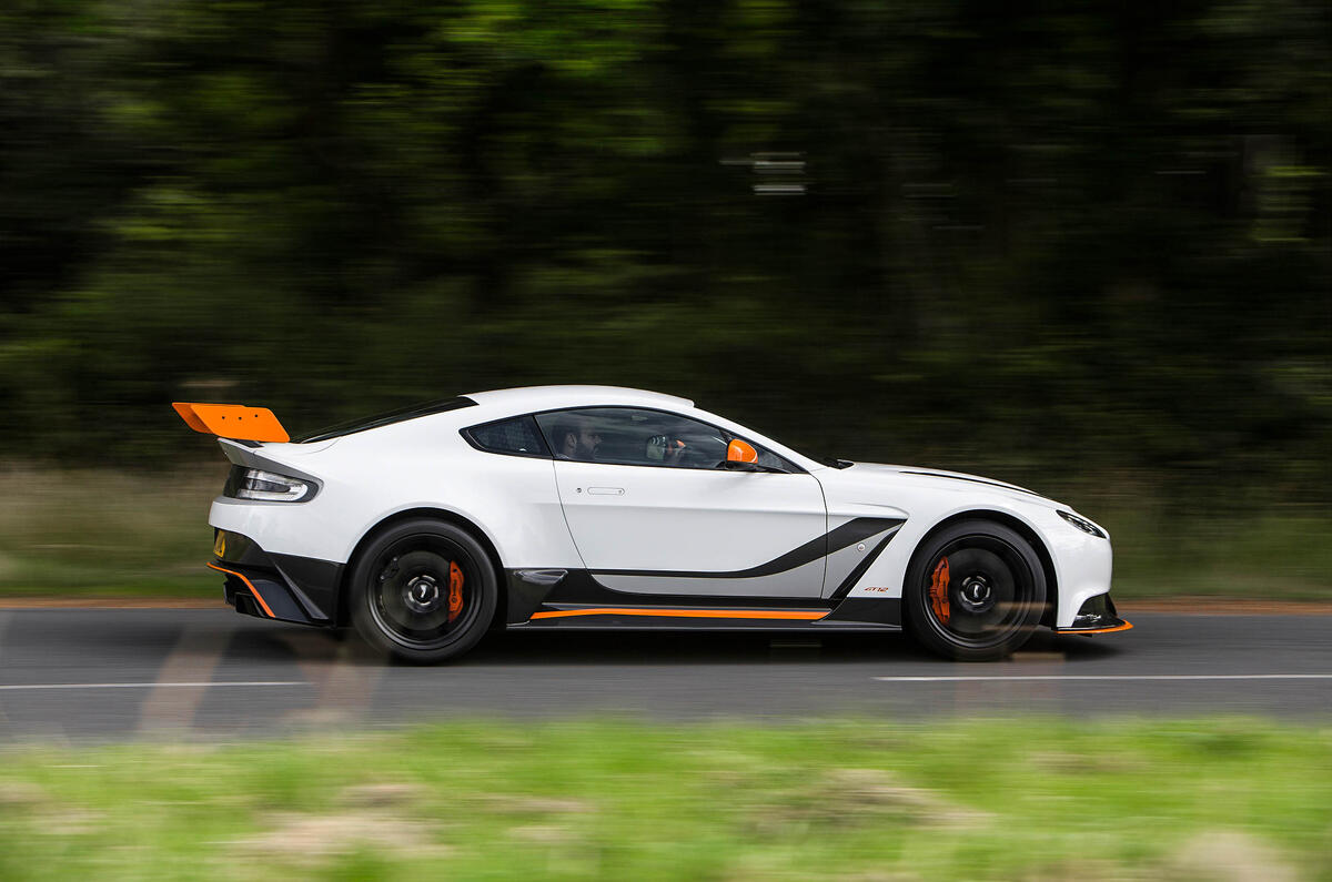 Aston Martin Vantage GT12 side profile