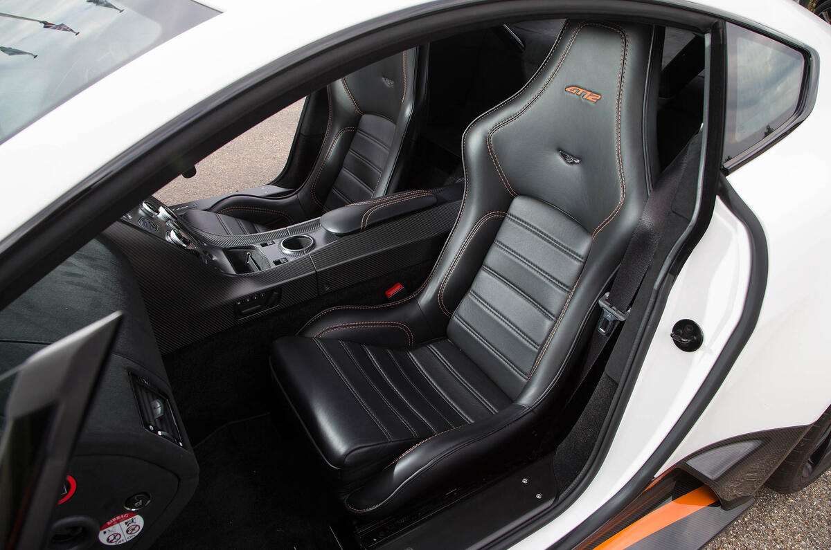Aston Martin Vantage GT12 sports seats