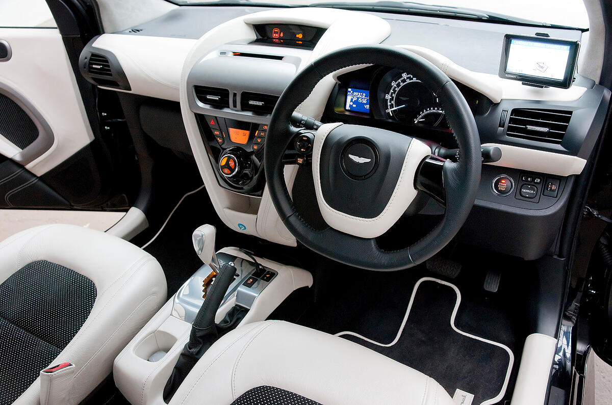 Aston Martin Cygnet interior