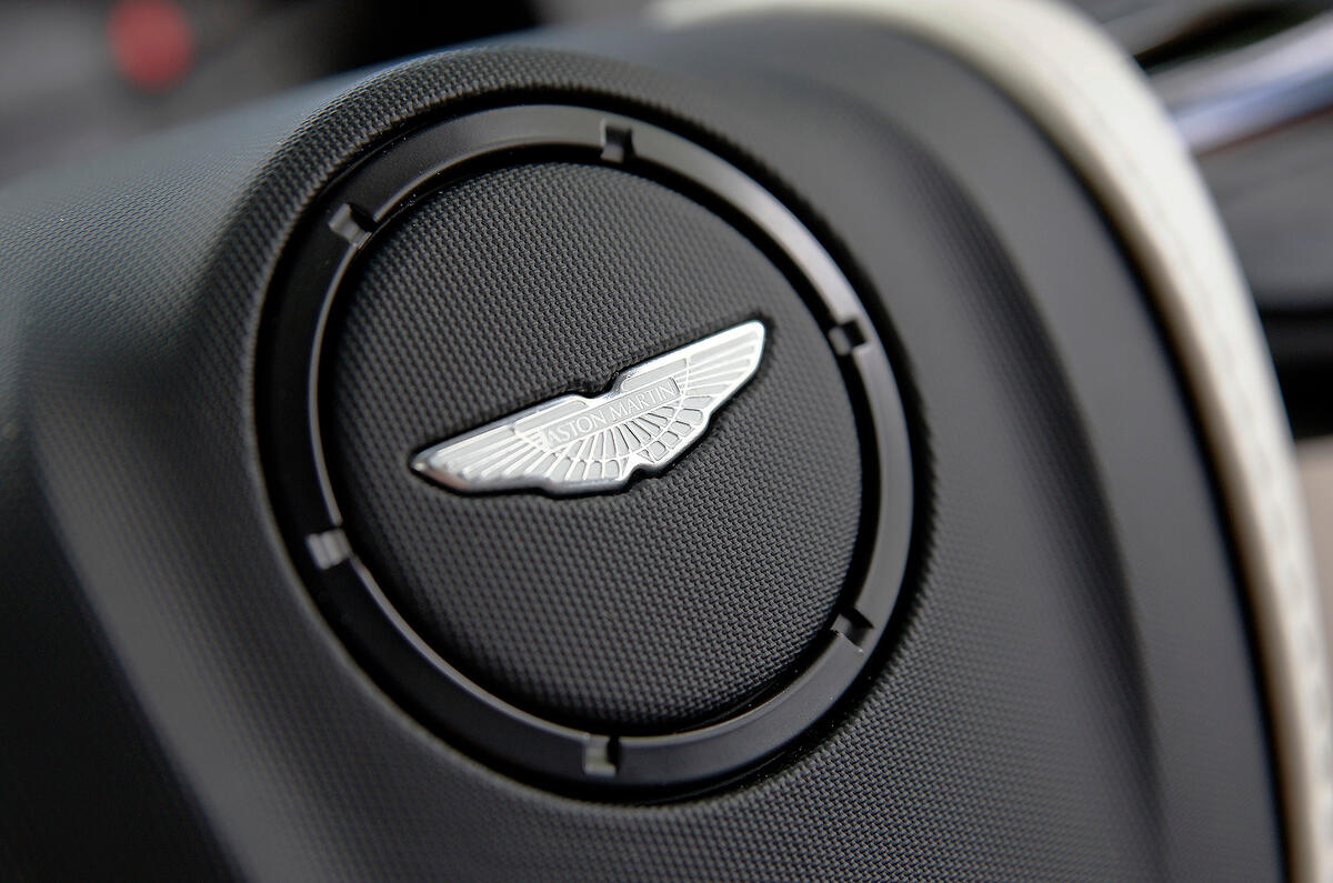 Aston Martin badging