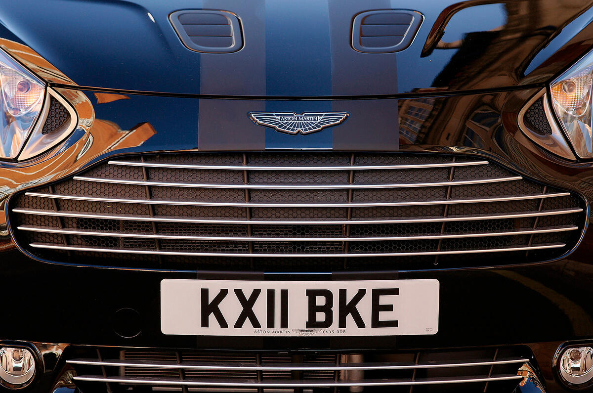 Aston Martin Cygnet's front grille