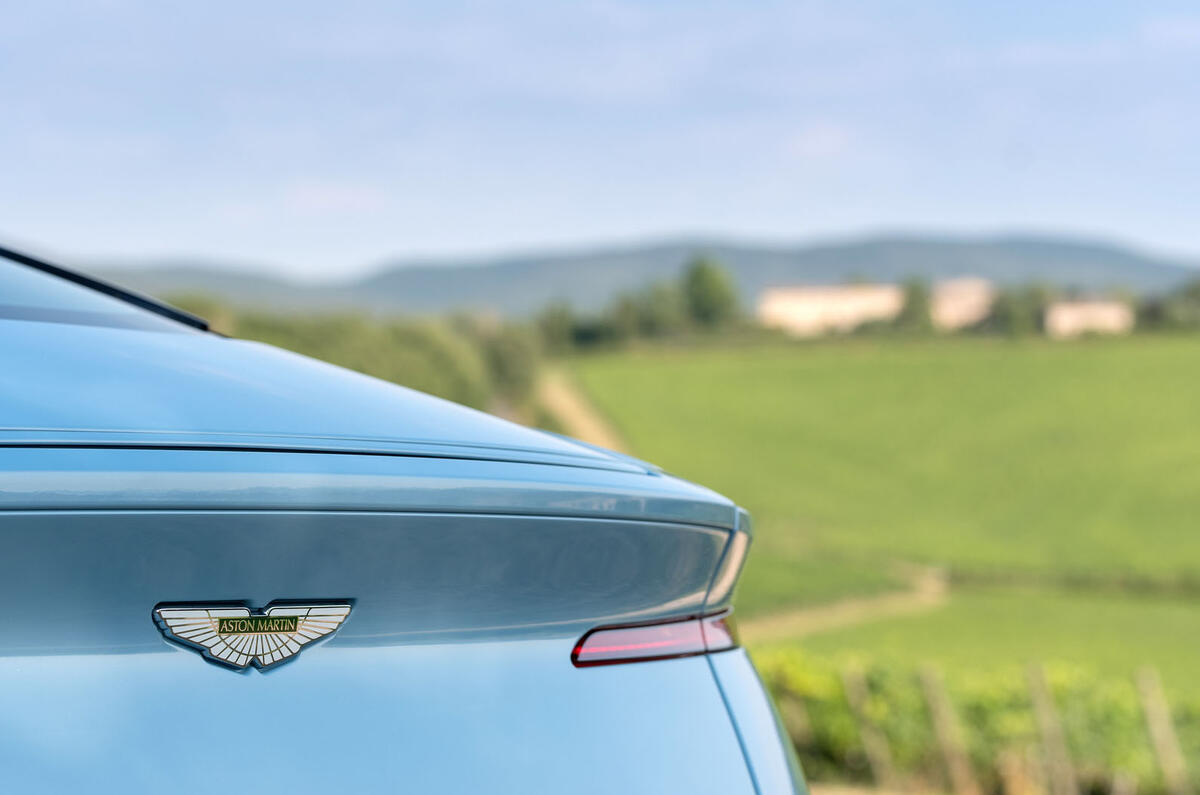 Aston Martin DB11 badge