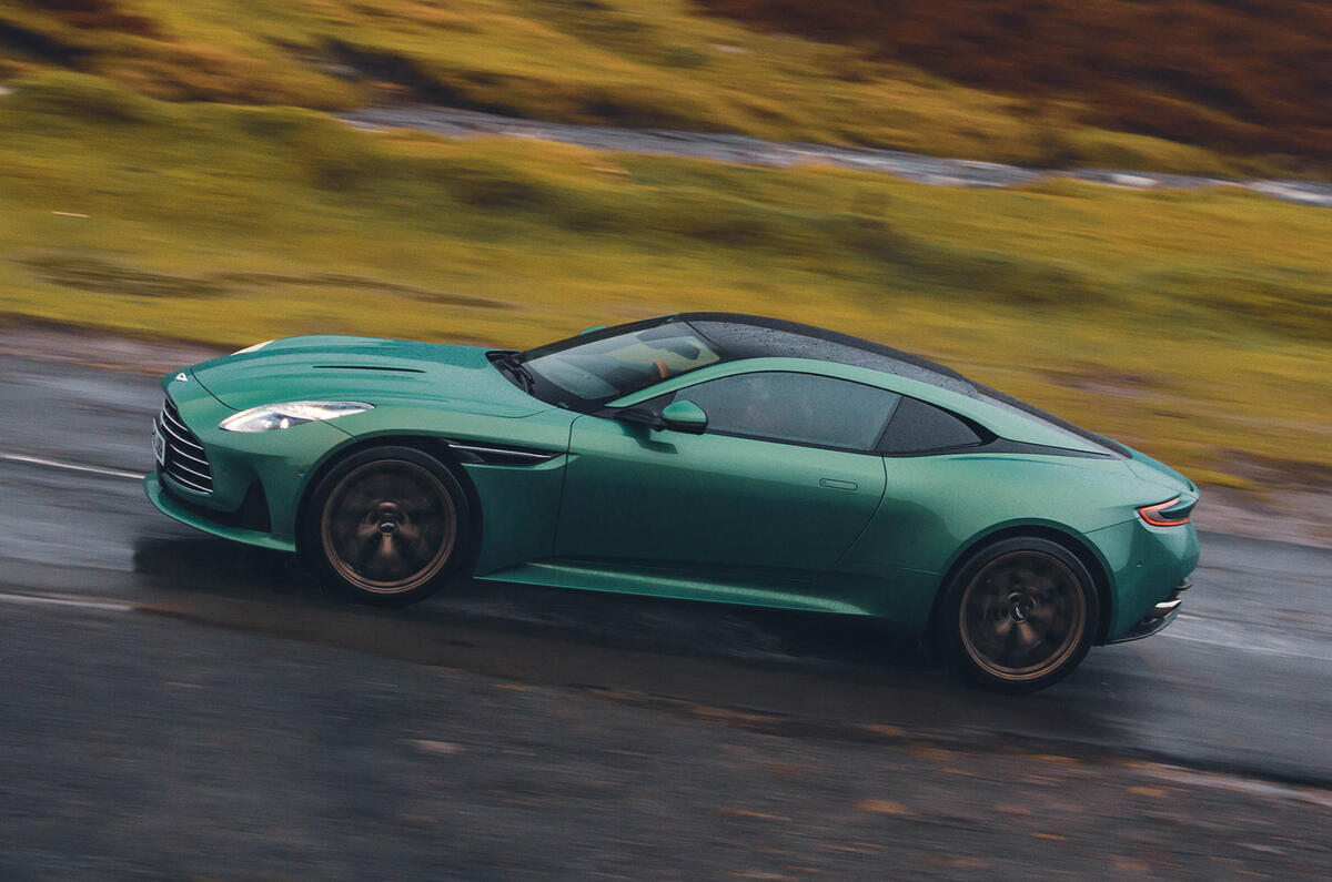 aston martin db12 review 2023 02 panning side
