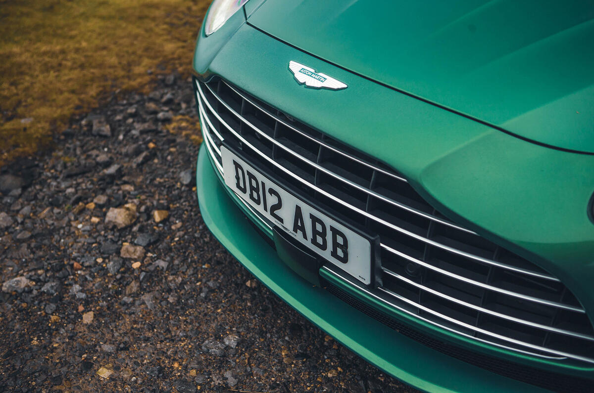 aston martin db12 review 2023 05 grill