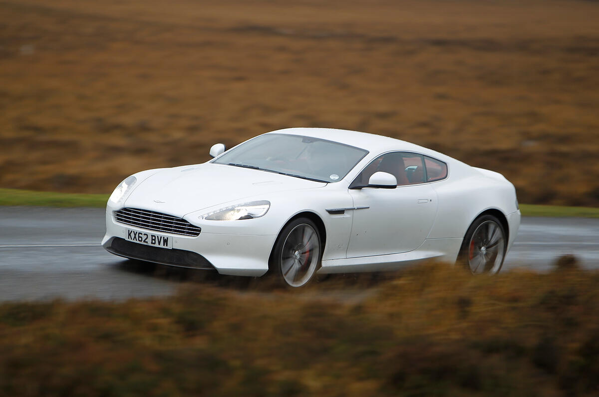 Aston Martin DB9 side profile