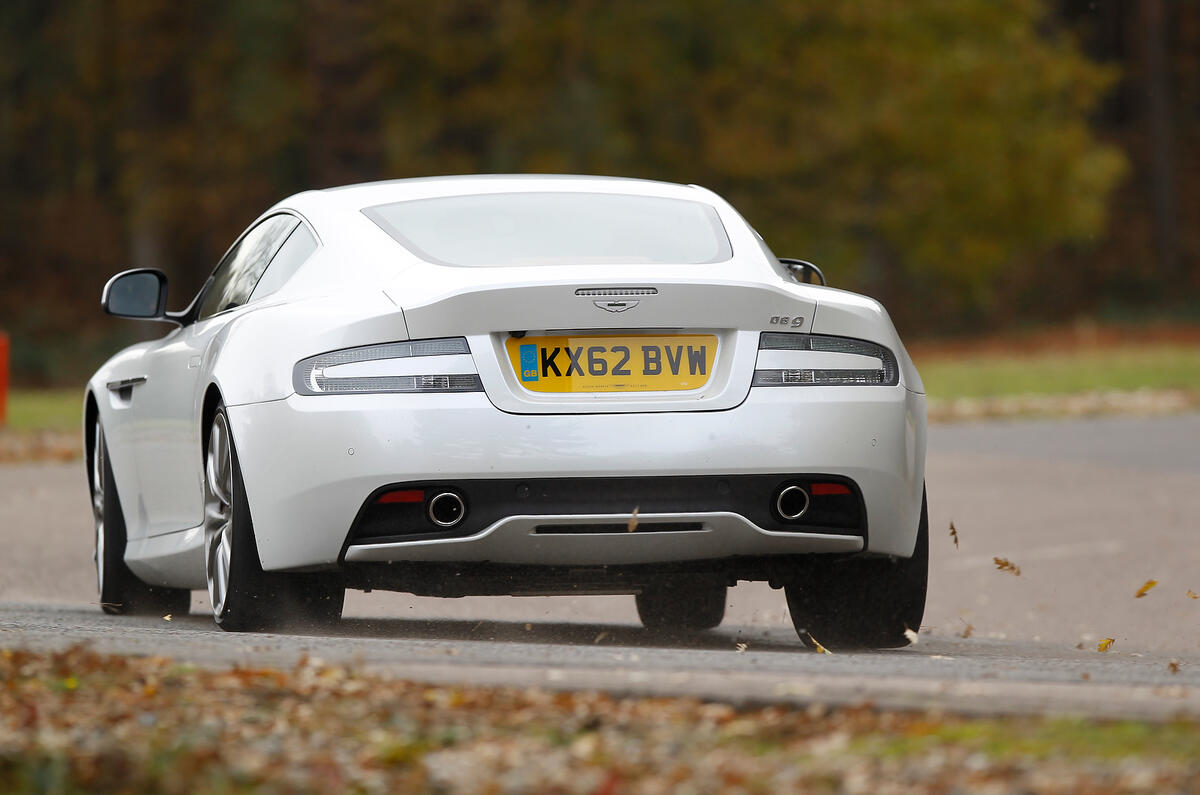 Aston Martin DB9 rear cornering