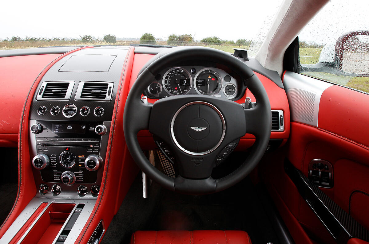 Aston Martin DB9 dashboard