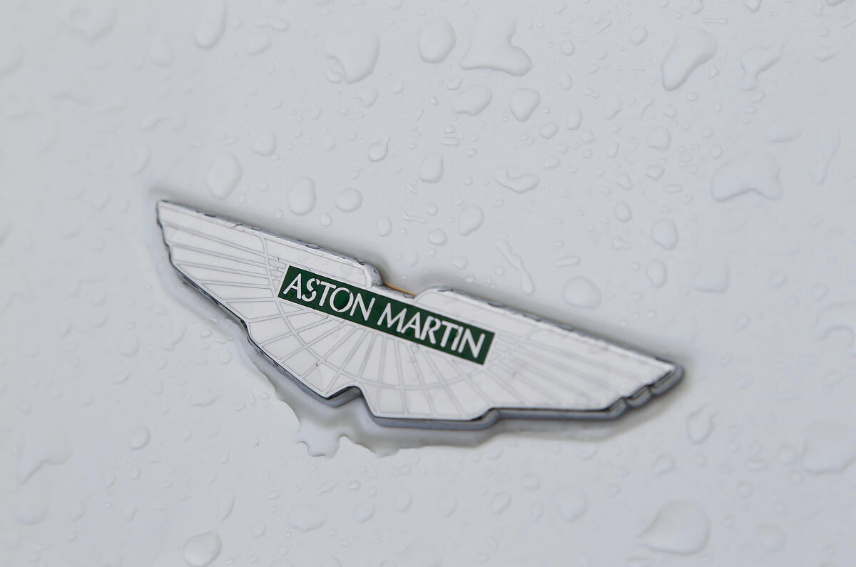 Aston Martin DB9 badging