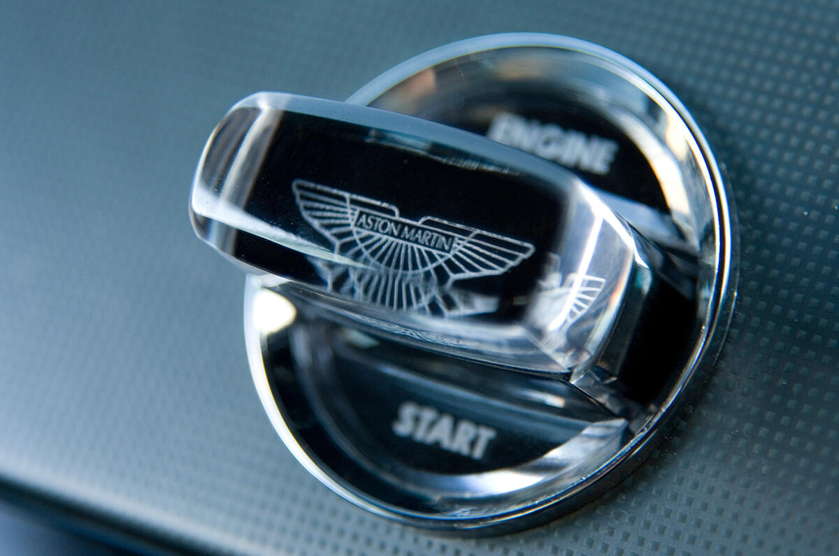 Key splits opinion. Some think it is genuinely desirable and others call it style over substance Aston Martin DBS's key