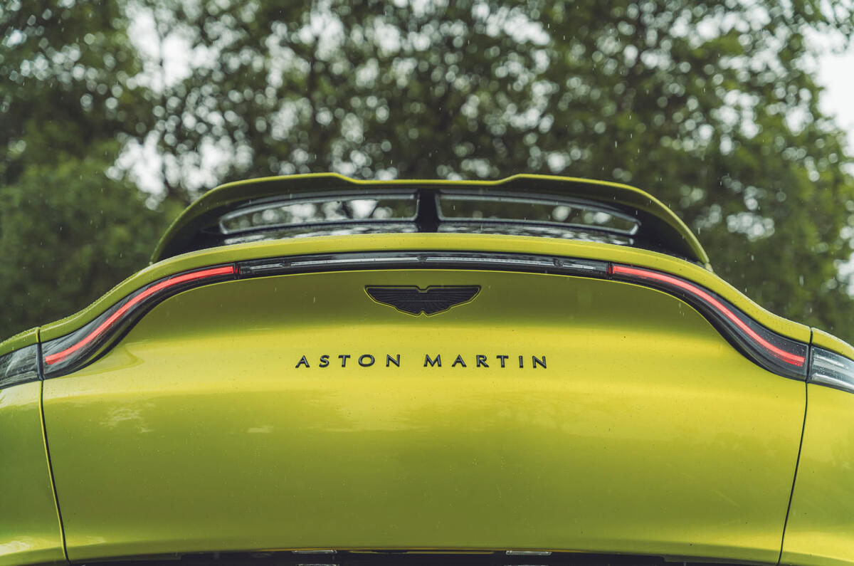 aston martin dbx 707 review 2024 09 badge and lights aston martin dbx 707 review 2024 09 badge and lights