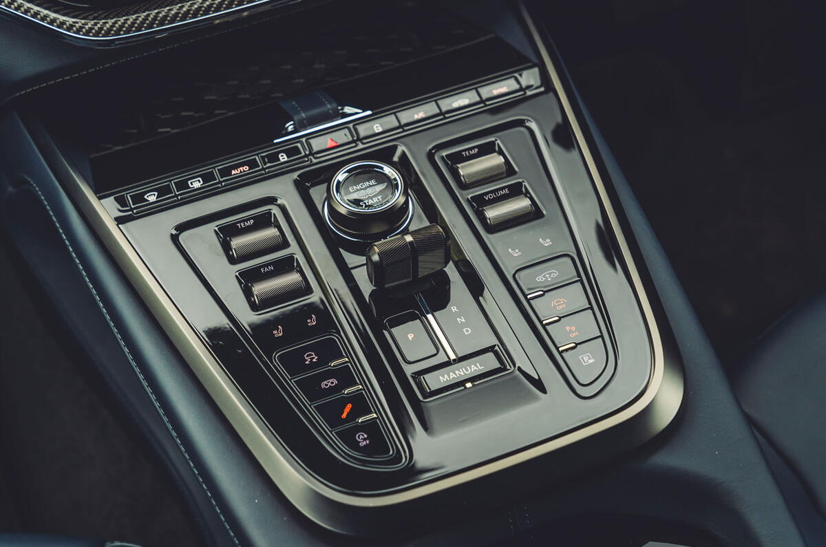 aston martin dbx 707 review 2024 11 centre console buttons aston martin dbx 707 review 2024 11 centre console buttons