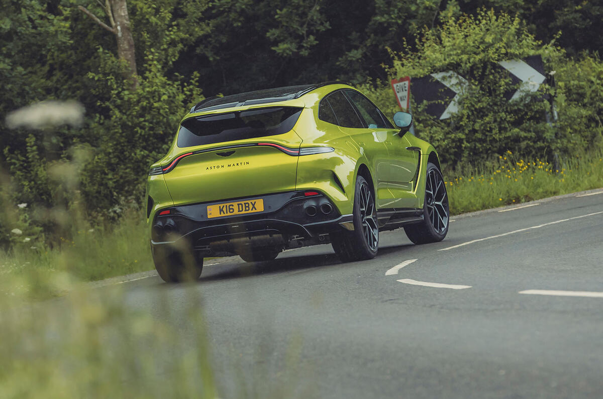 aston martin dbx 707 review 2024 20 rear cornering aston martin dbx 707 review 2024 20 rear cornering