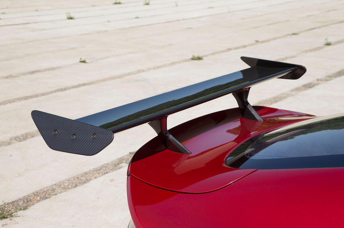 Aston Martin Vantage GT8 rear spoiler