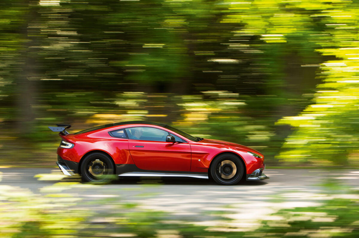 Aston Martin Vantage GT8 side profile