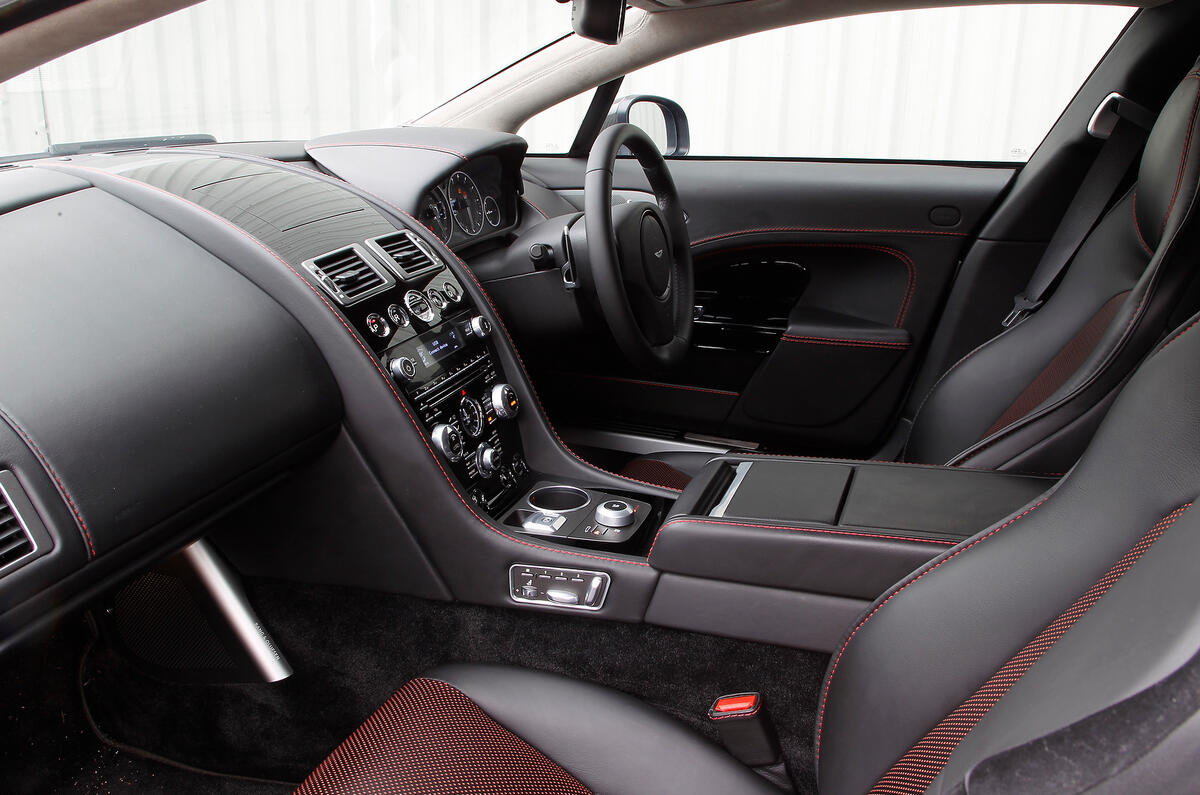 Aston Martin Rapide's front seats