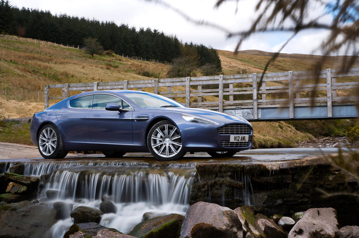 The price looks worryingly high beside that of the Porsche Panamera 4.5 star Aston Martin Rapide
