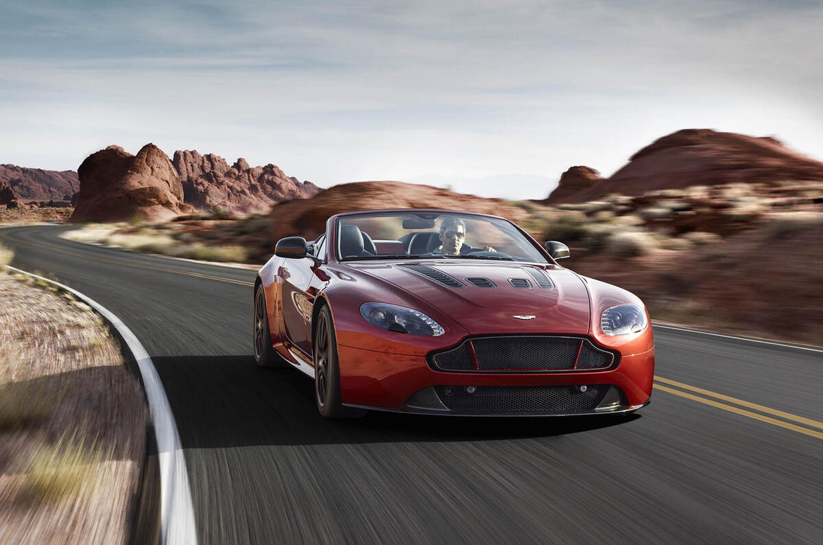 no title Aston Martin V12 Vantage S Roadster revealed