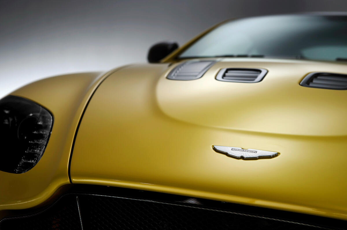 no title 205mph Aston Martin V12 Vantage S shown