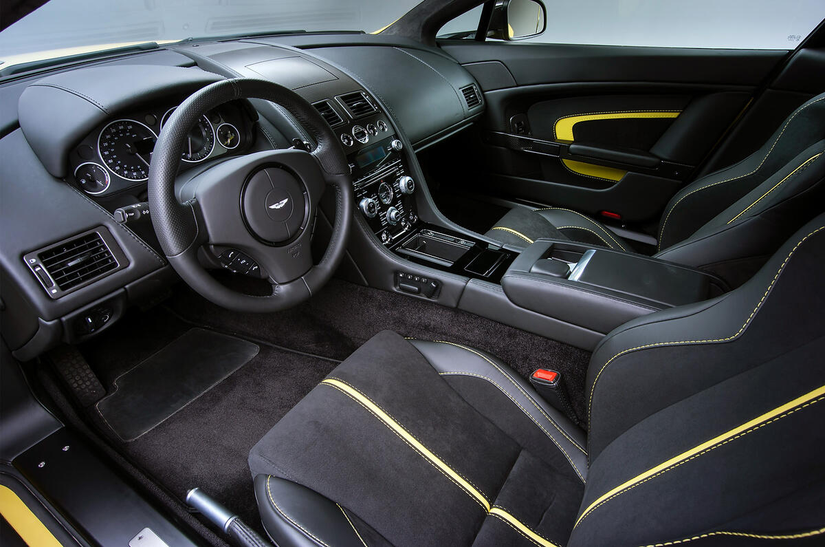 no title 205mph Aston Martin V12 Vantage S shown