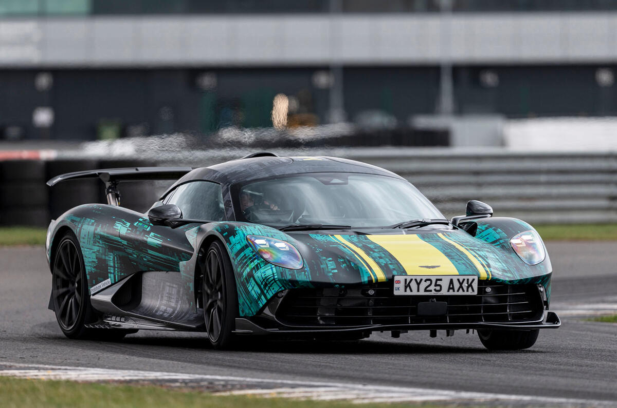 aston martin valhalla prototype 2025 front corner 0642