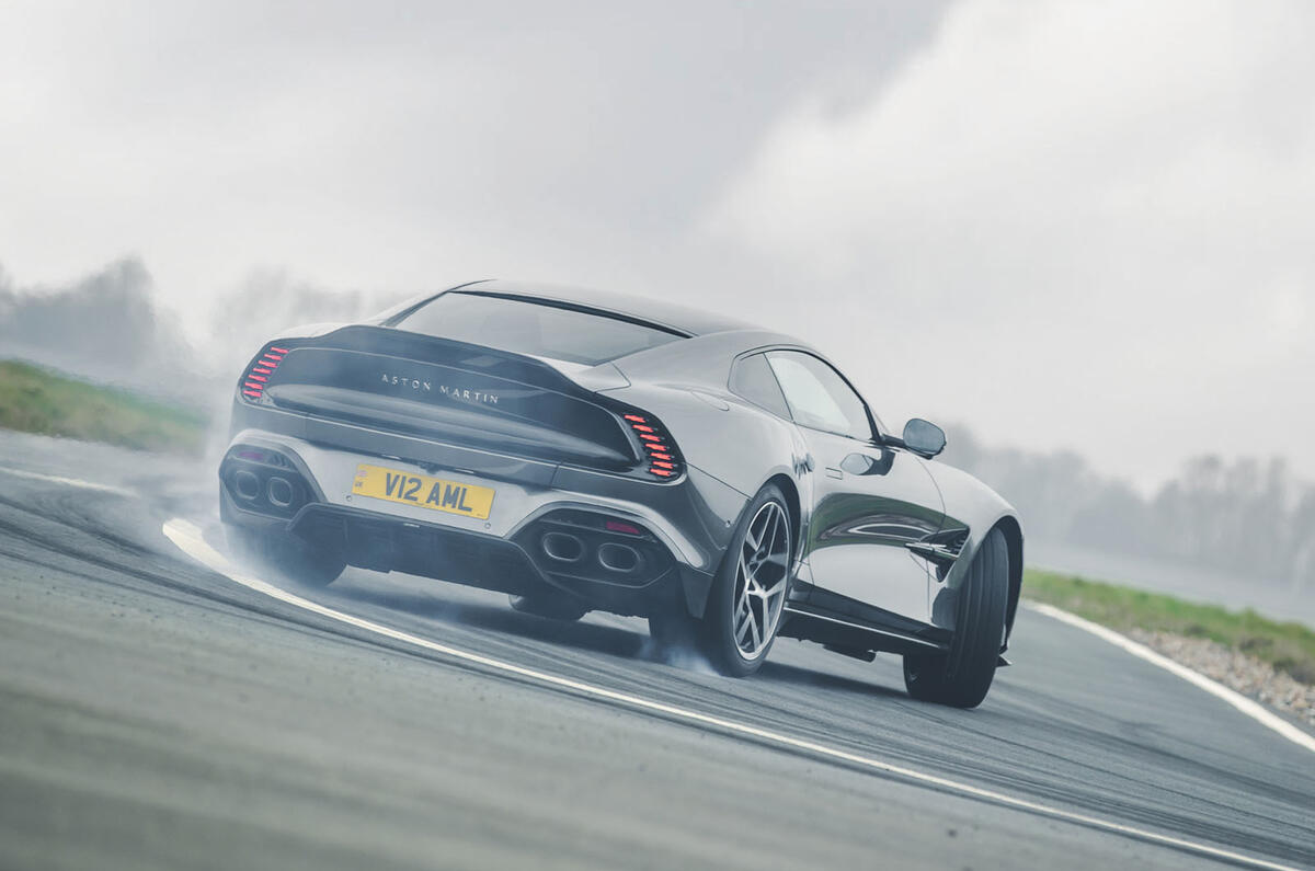 Aston martin vanquish rt 2025 7 rear drift richard lane