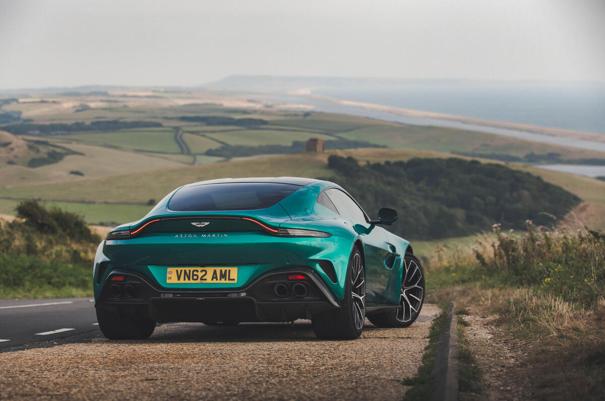 Aston Martin Vantage RT 2024 review rear static 0210 Aston Martin Vantage RT 2024 review rear static 0210