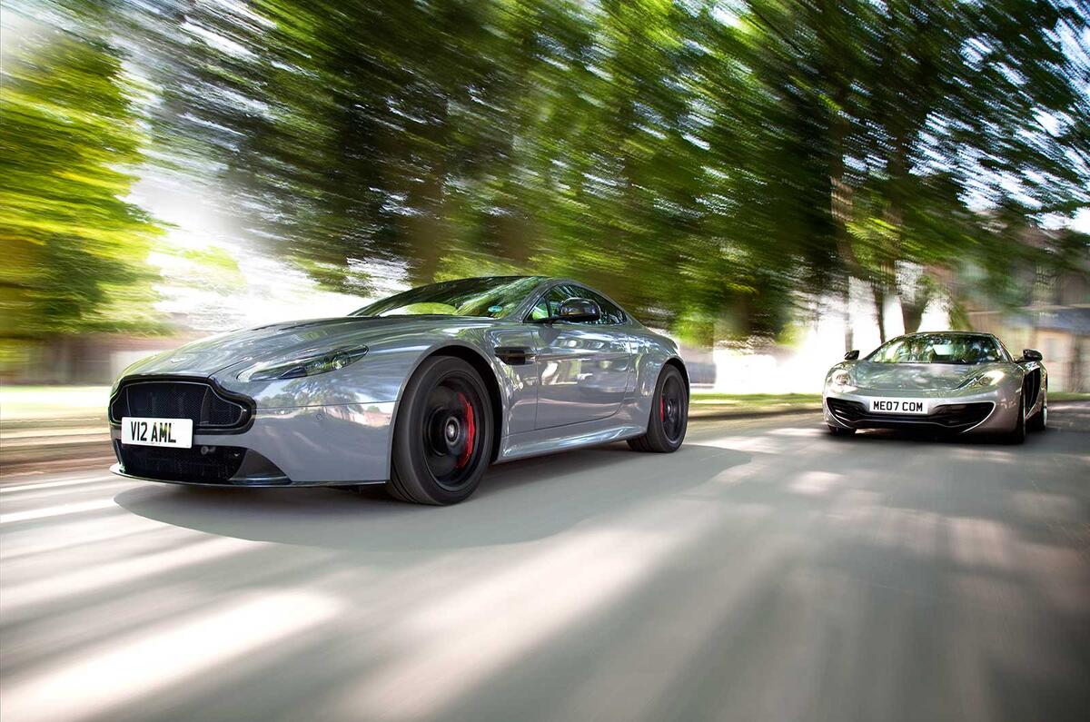 New versus used: Aston Martin V12 Vantage S or McLaren MP4-12C