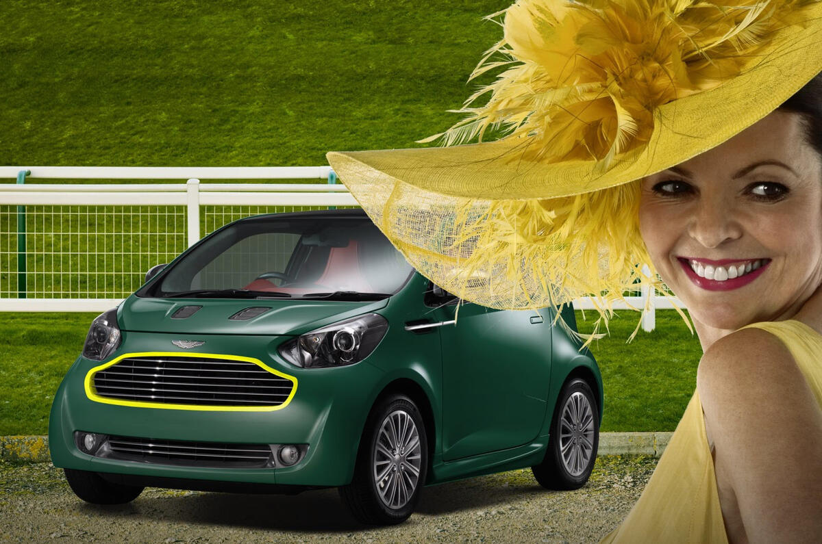 no title Aston Cygnet's madcap colours
