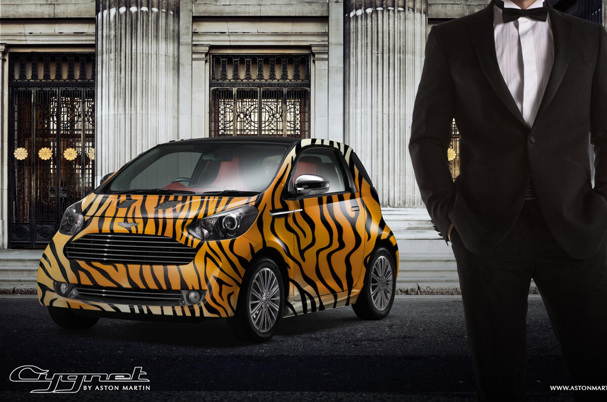 no title Aston Cygnet's madcap colours