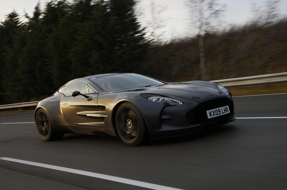 no title Aston Martin One-77 on video