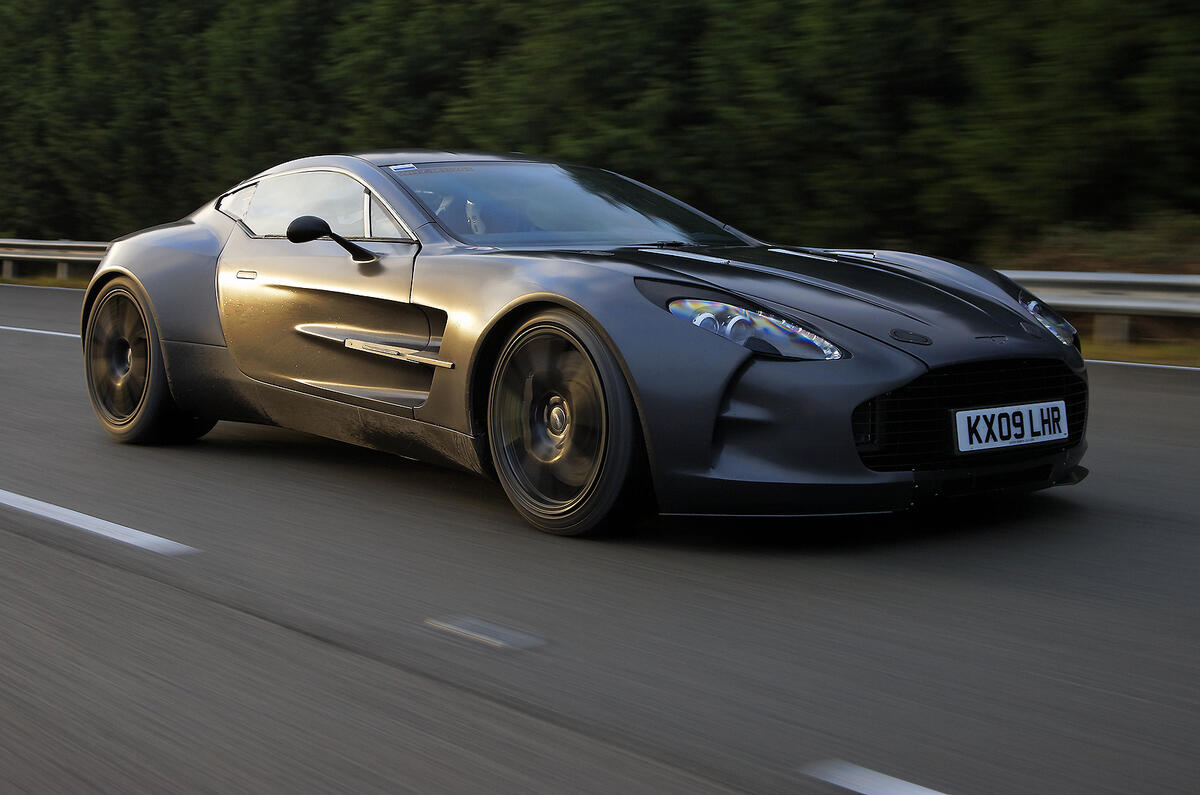 no title Aston Martin One-77 on video