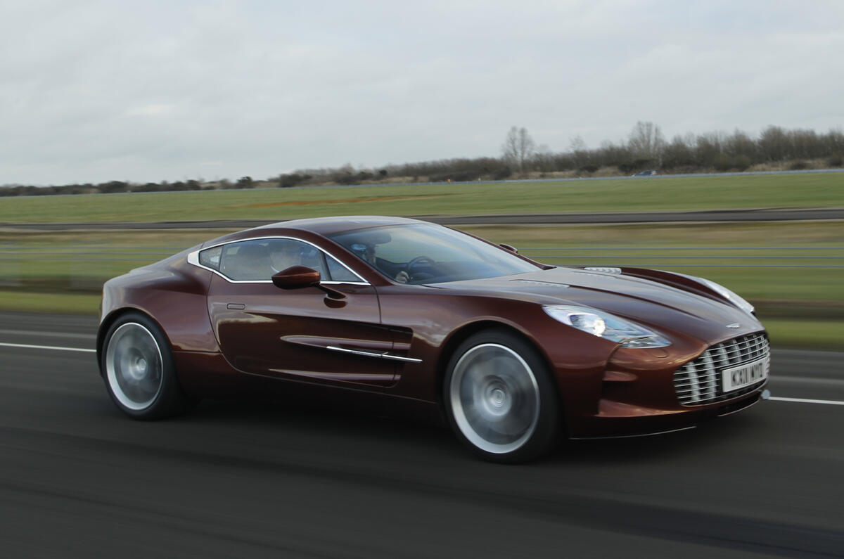 Aston Martin One-77: Riding shotgun