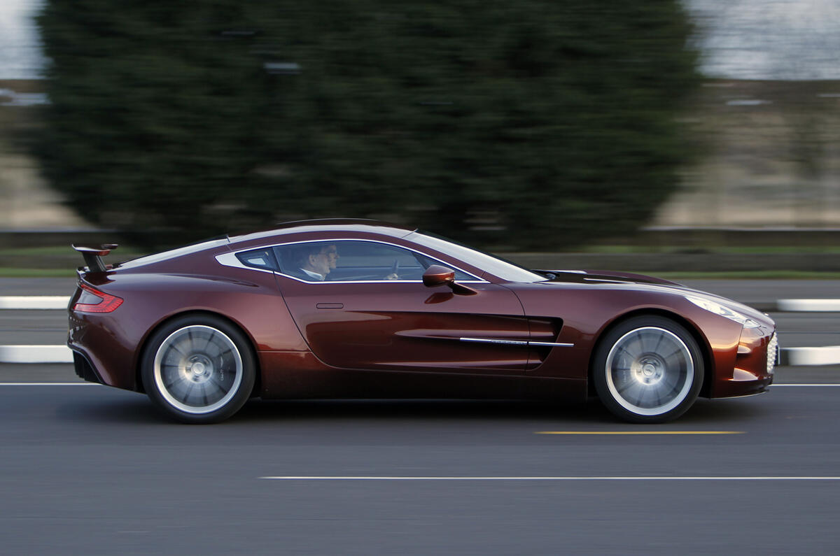 no title Aston Martin One-77: Riding shotgun