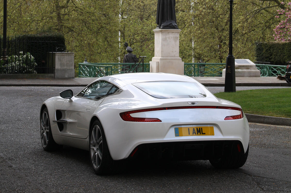 no title Aston One-77 in London