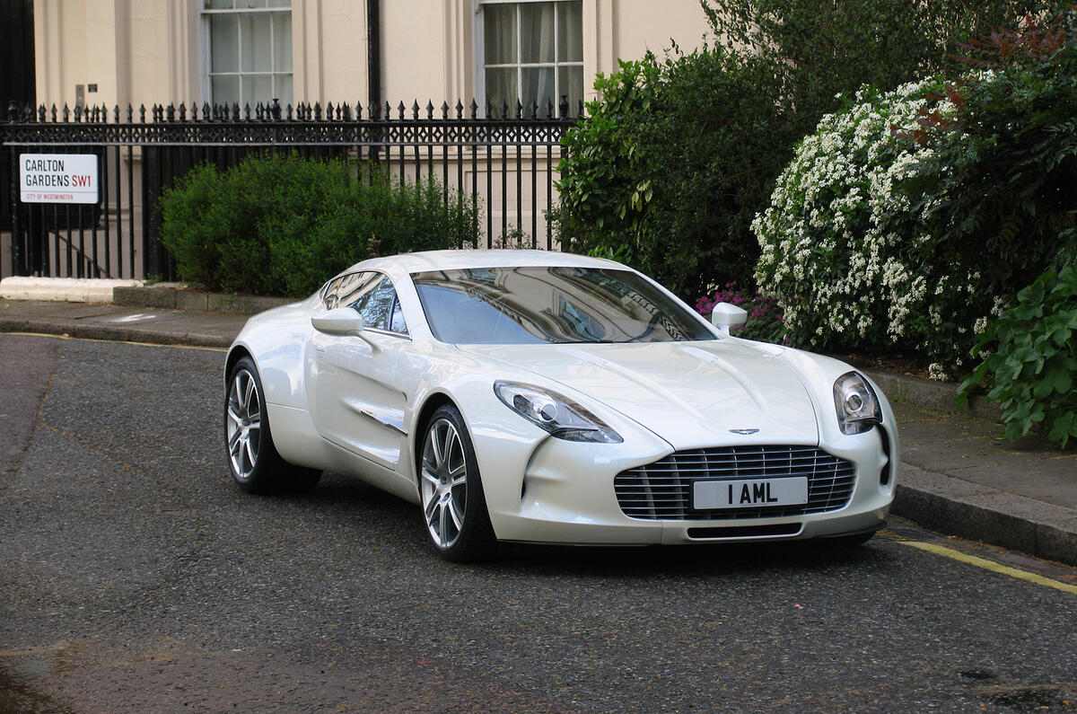 no title Aston One-77 in London
