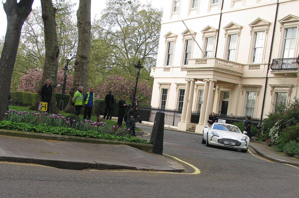 no title Aston One-77 in London