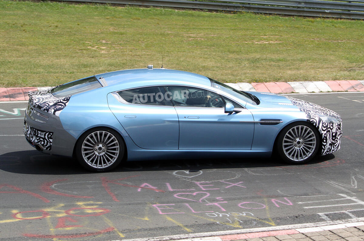 no title Aston Rapide gets power hike