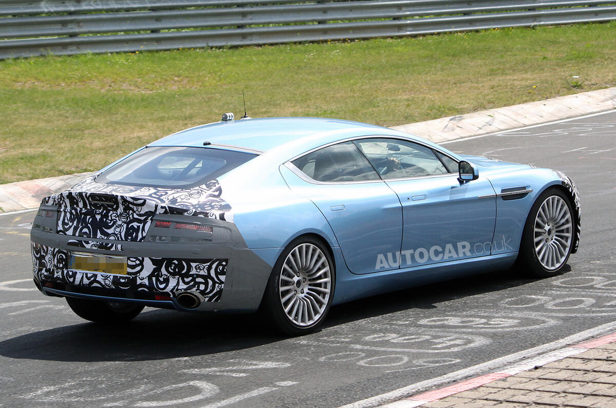no title Aston Rapide gets power hike