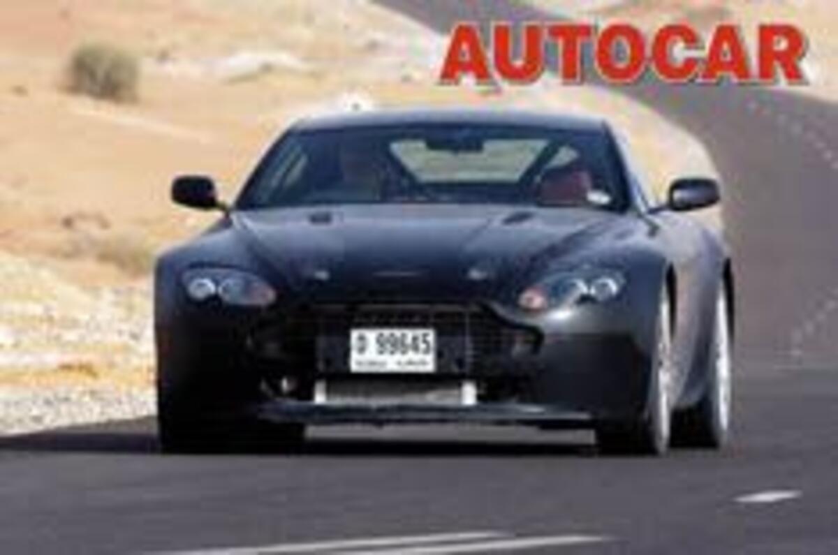 160mph in the new Aston V8 Vantage